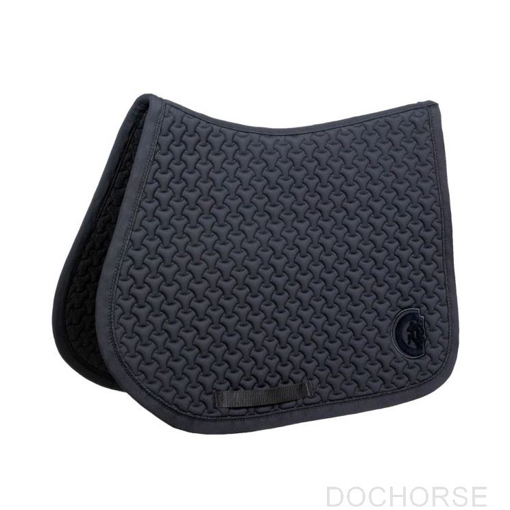 Kentucky Saddle Pad Plaited 3D Logo Jumping Black