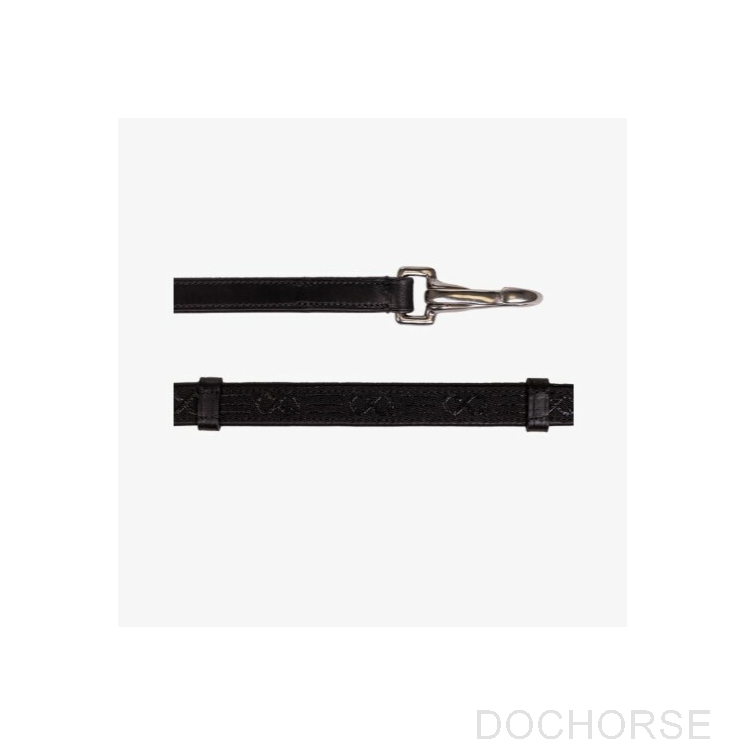 QHP Bitless FayRein with Clip + Stops Black 