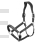 LeMieux Leather Crystal Headcollar Black