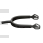SPRENGER SPURS ULTRA FIT STRAIGHT BLACK