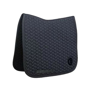 Kentucky Saddle Pad Plaited 3D Logo Dressage Black