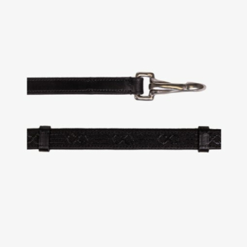 QHP Bitless FayRein with Clip + Stops Black 